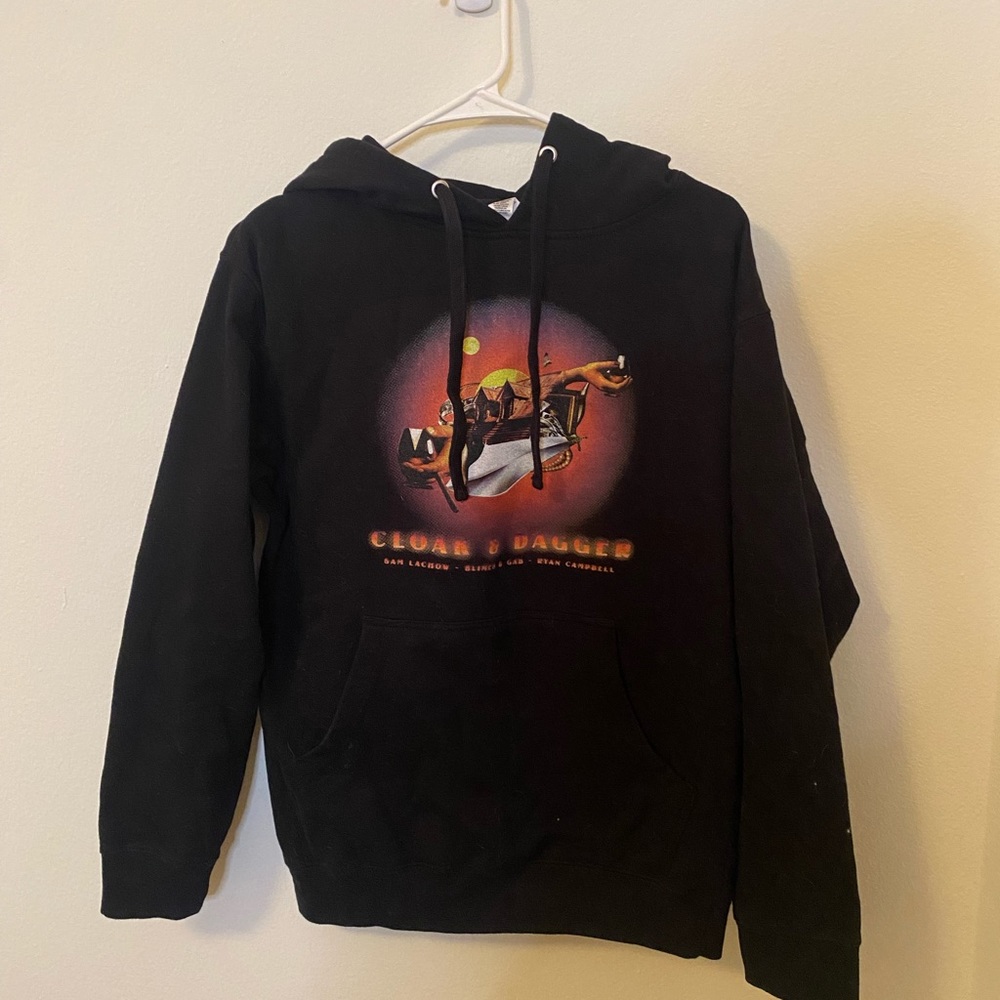 Black Cloak and Dagger Sam Lachow Hoodie size small unisex